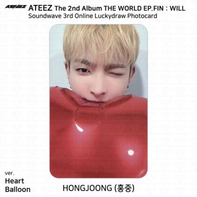 ATEEZ 2nd Album THE WORLD EP.FIN WILL Soundwave 3rd Online Lucky