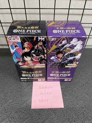 One Piece Card Game 2 Box Set OP -09 -10 Booster Box Japanese | eBay