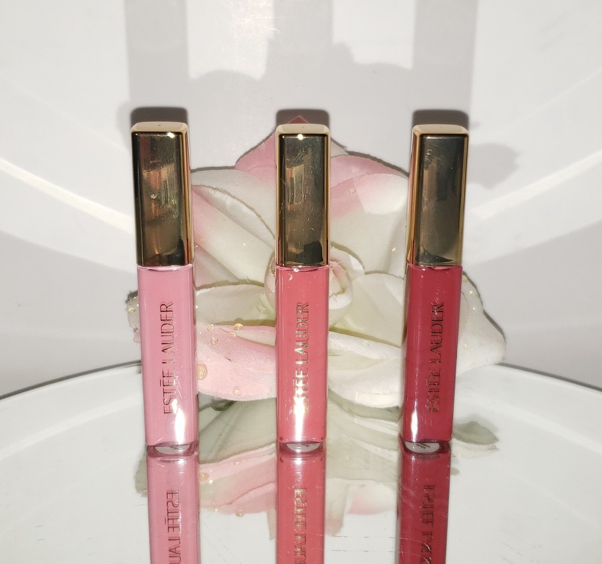 Estee Lauder Pure Color Envy Kissable Lip Shine Gloss Crystal Pink