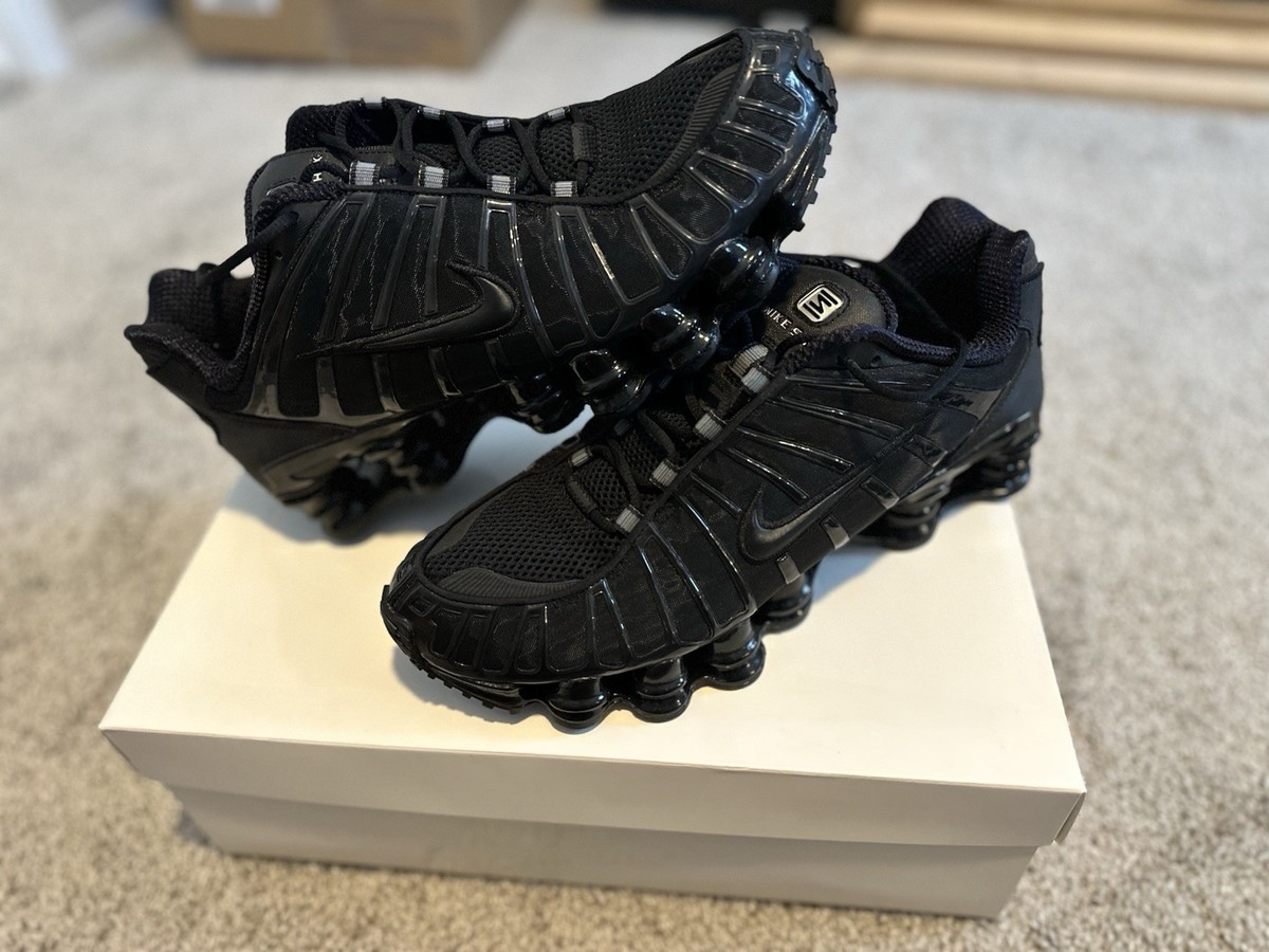Size 10 - Nike Shox TL Triple Black for sale online | eBay