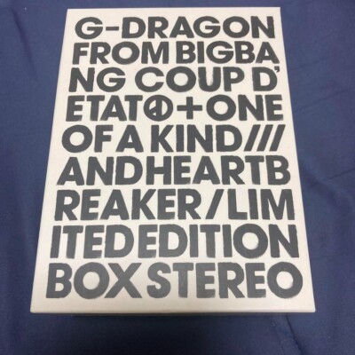 G-DRAGON COUP D'ETAT +ONE OF A KIND & HEARTBREAKER Limited Edition