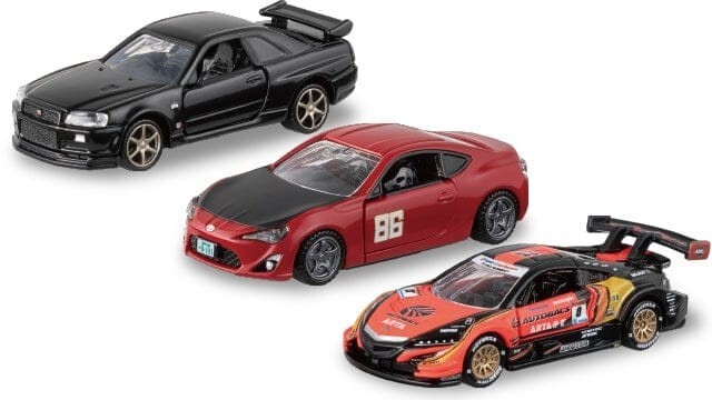 TOMICA Premium 10th Racing Set Skyline GT-R R34 MF Ghost TOYOTA 86