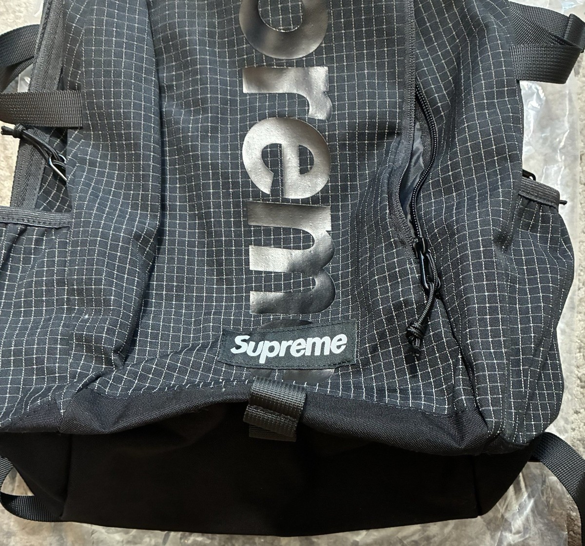 Supreme SS24 Box Backpack Black BNWT Authentic | eBay
