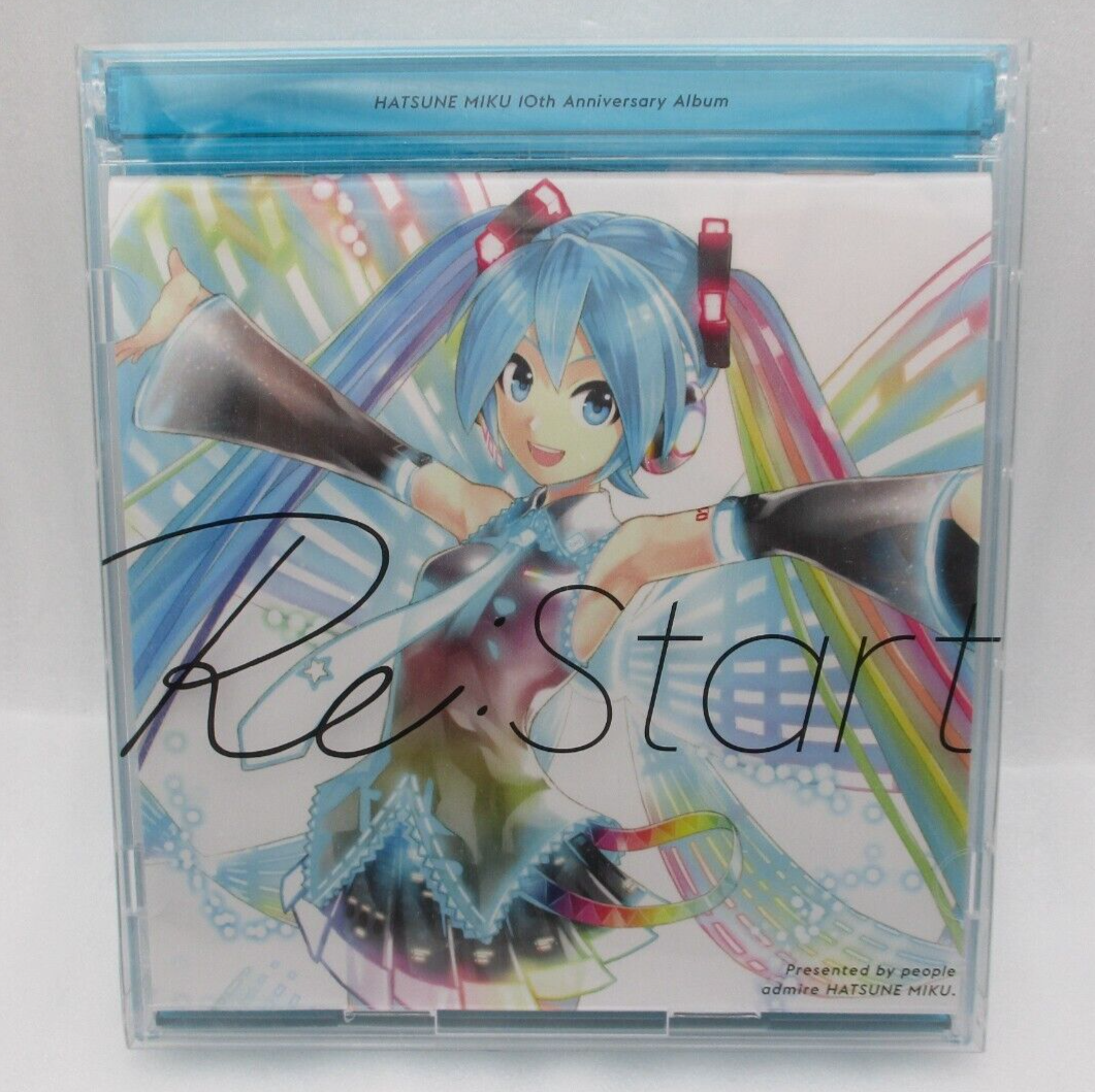 CD Hatsune Miku 10th Anniversary Album Re:Start Japan wowaka