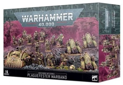W2 Warhammer 40K Battleforce Death Guard Plaguefester Warband