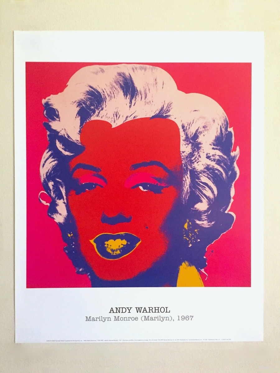 ANDY WARHOL FOUNDATION LITHO PRINT ICONIC POP ART POSTER 