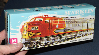 VINTAGE MARKLIN 3061 HO SANTA FE AMERICAN DIESEL LOCOMOTIVE | eBay