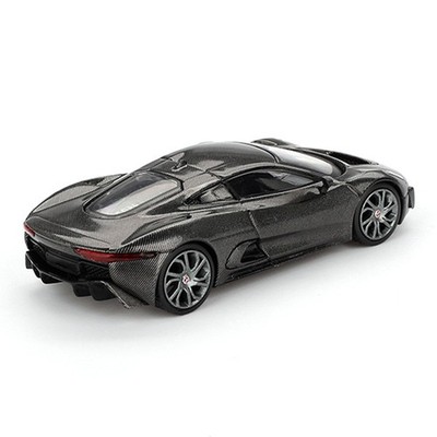 MINI GT JAGUAR C-X75 TEST CAR 1/64 DIECAST MODEL CAR BLACK