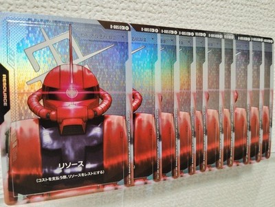 Gundam Card Game Newtype Rising R005 C+ Resource ZAKU II 10Set