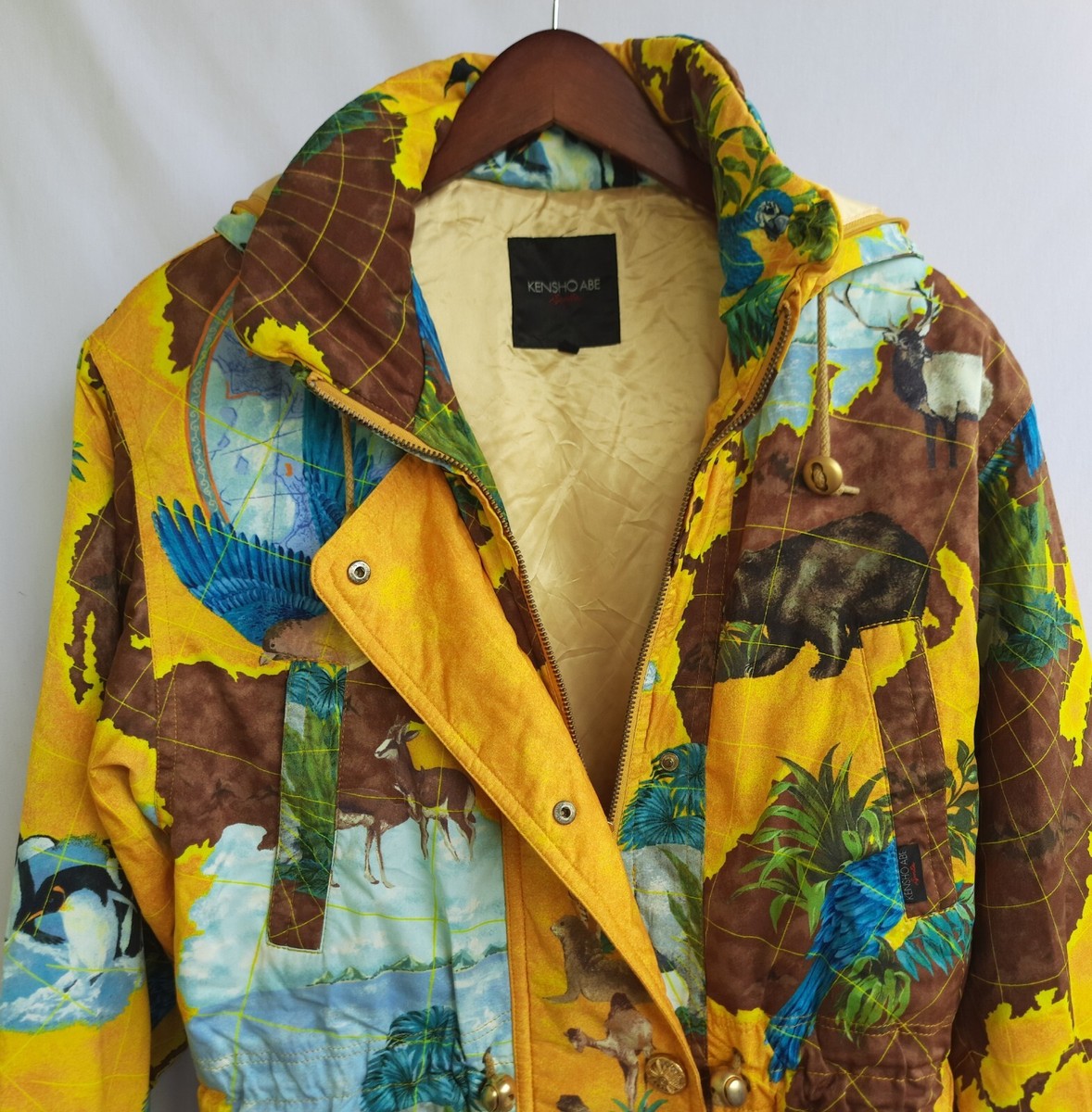 Japanese Designer Kensho Abe Sports AOP Vintage Jacket Size L Made