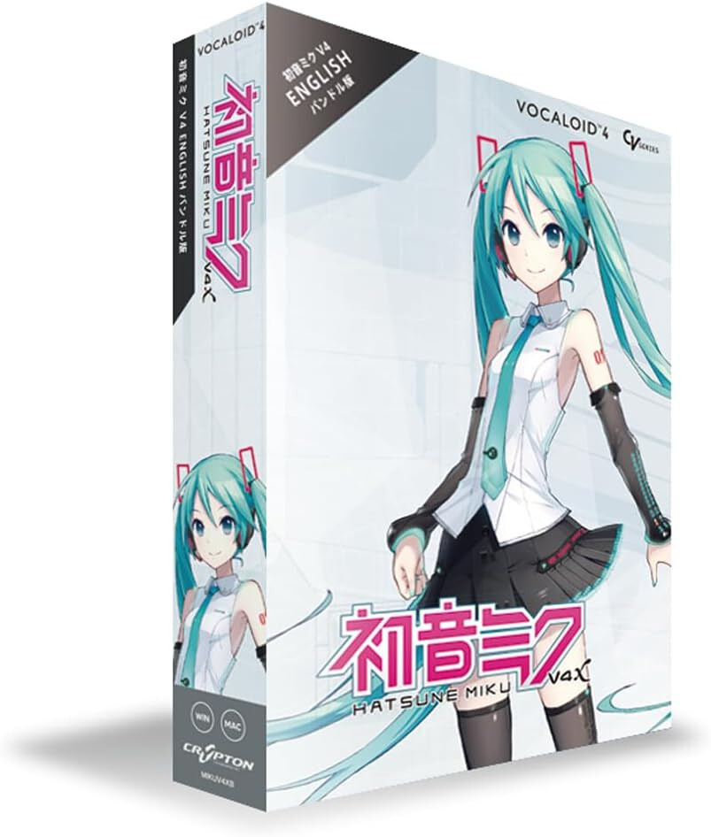 CRYPTON VOCALOID4 Hatsune Miku V4X English bundle DVD Software | eBay