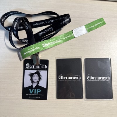 👑PHOTOCARD + LANYARD👑 GDRAGON CONCERT OFFICIAL VIP PERK GIFT