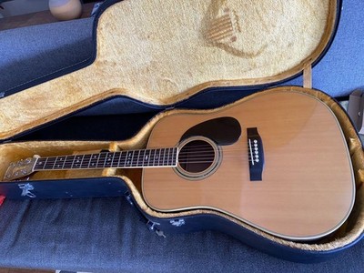 Acoustic Guitar Yamaki YD-35 Spruce Top Natural Made in Japan with