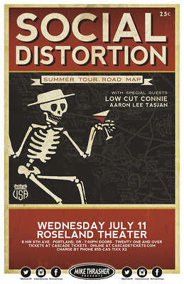 SOCIAL DISTORTION / LOW CUT CONNIE 2018 PORTLAND CONCERT TOUR