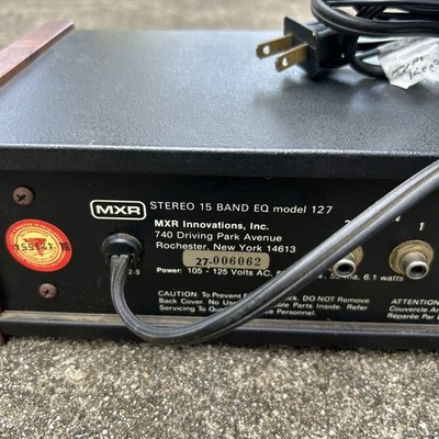 MXR Stereo Fifteen Dual 15 Band EQ, Equalizer, Model 127 | eBay