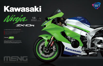 MENG MT-007S 1/9 Kawasaki NINJA ZX-10R Motorcycle Model Kit-Pre