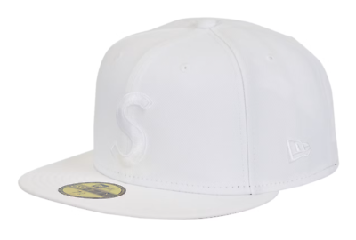 Supreme Screw Ball S Logo New Era 59Fifty Fitted Hat White | eBay