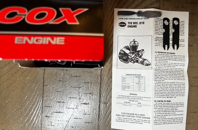 Vintage Flying Model Airplane Engine Cox TD Tee Dee .010 NO. 130