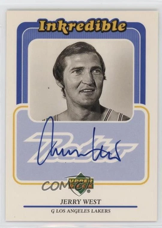 Upper Deck Jerry West Basketball Autographed Sports Trading Cards