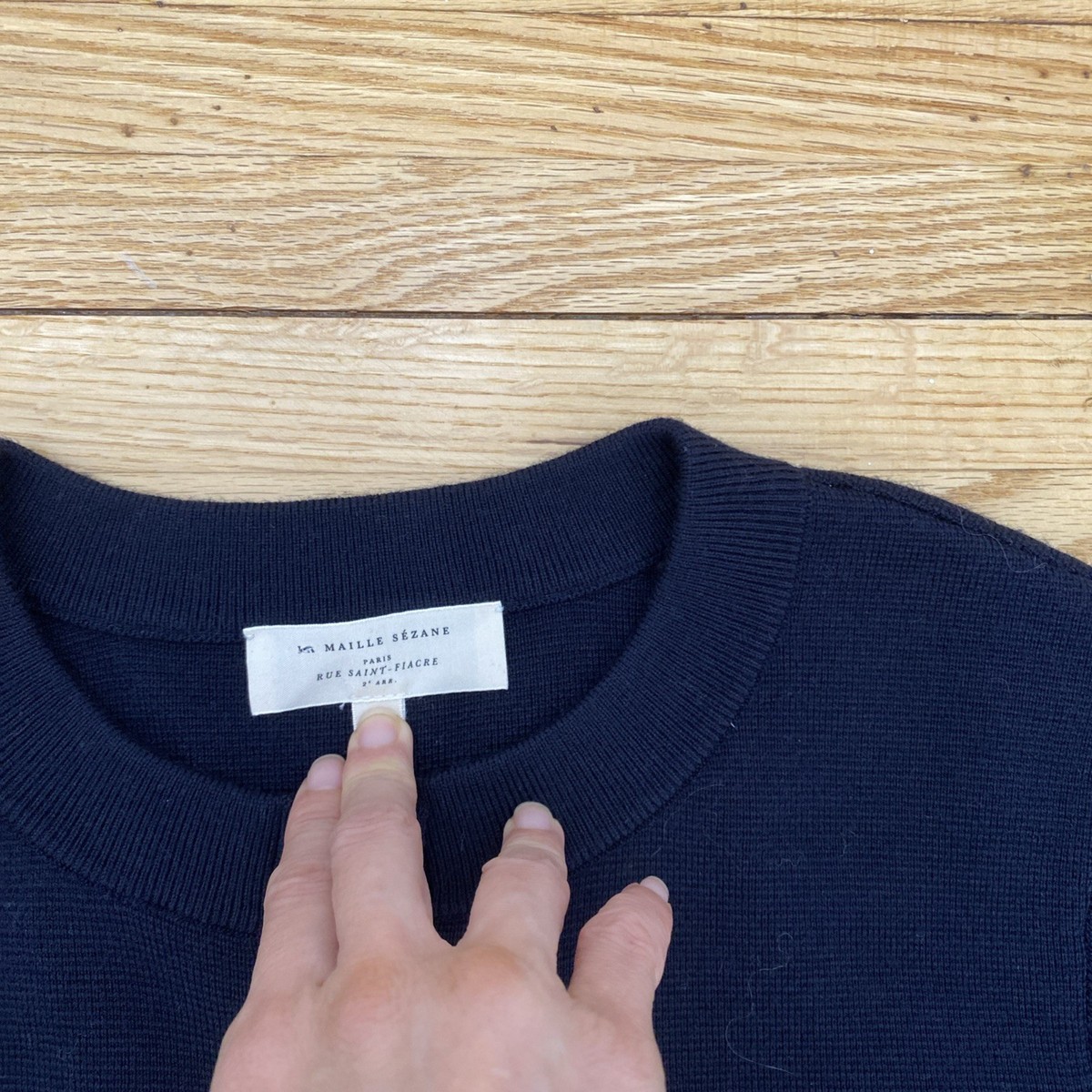 SEZANE Agathe Cardigan Navy Sz S Orig. $180 NEW | eBay