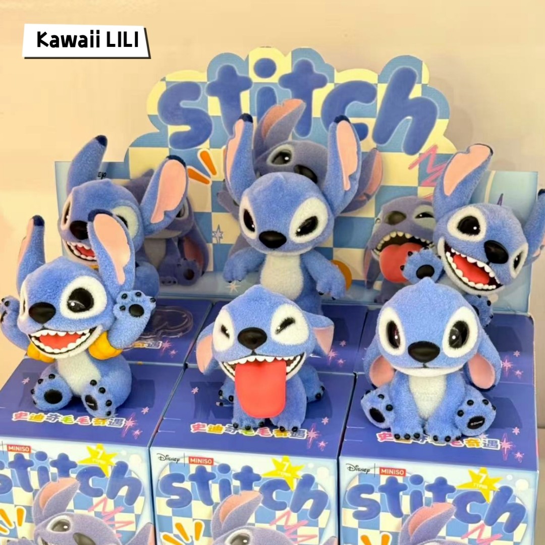 MINISO Disney Stitch Fluffy Adventure Series Confirmed Blind Box