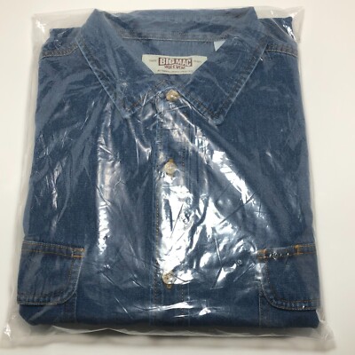 Vintage Big Mac Shirt Mens XXL Denim JC Penney New Old Stock | eBay