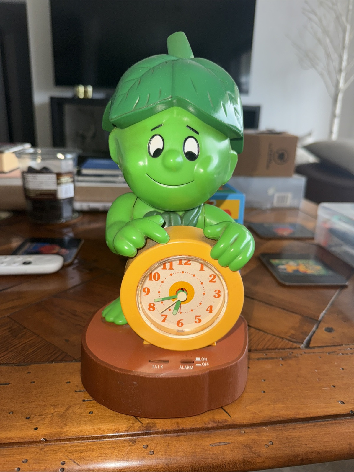 1985 Jolly Green Giant Little Sprout Promotional Talking Alarm