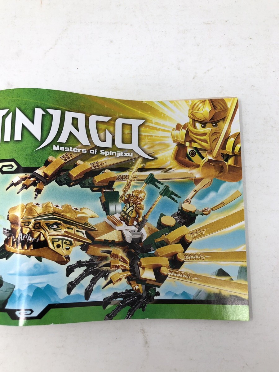 LEGO Ninjago The Golden Dragon (70503) Instruction Manual Book