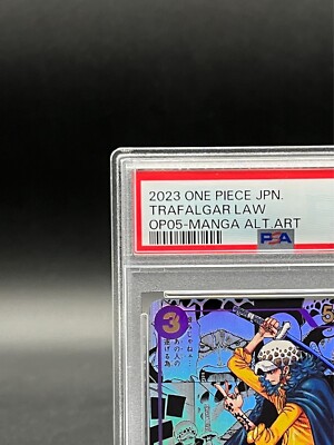PSA 10 Trafalgar Law OP05-069 Comic Parallel Manga Art One Piece
