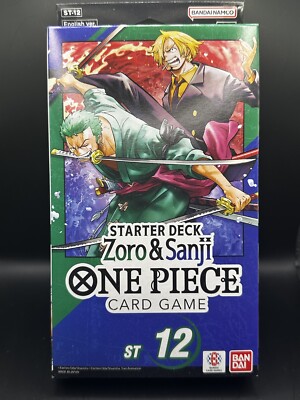 ONE PIECE CARD GAME - ZORO AND SANJI - ST12 STARTER DECK ENGLISH