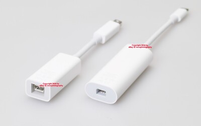 Apple Thunderbolt 3 to 2 A1790 +Thunderbolt 2 -FireWire 800 1394B