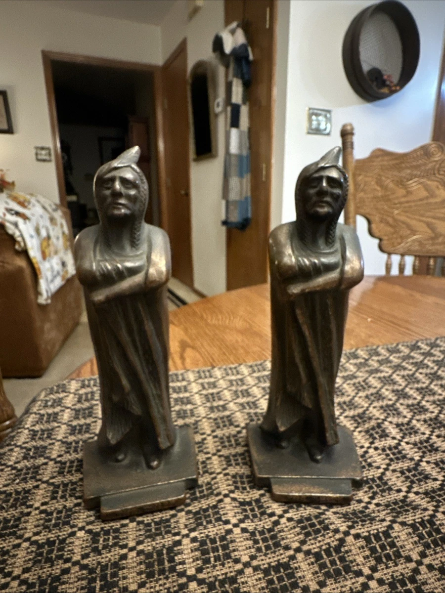 Antique Indian Bookends In Antique Metalware for sale | eBay