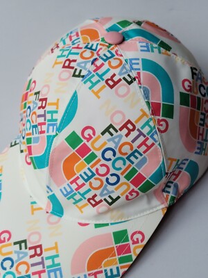 Gucci x North Face Hat Baseball Cap size XL 59cm Unisex Logo NWT