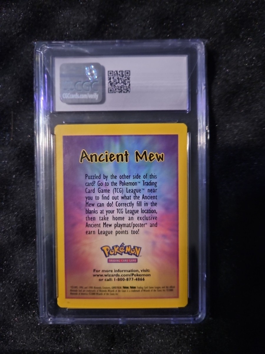 CGC 8 - Ancient Mew - Insert Card - 2000 Pokemon Movie Promo