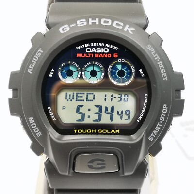 CASIO G-SHOCK GW-6900-1JF Black Tough Solar Atomic Radio Men's