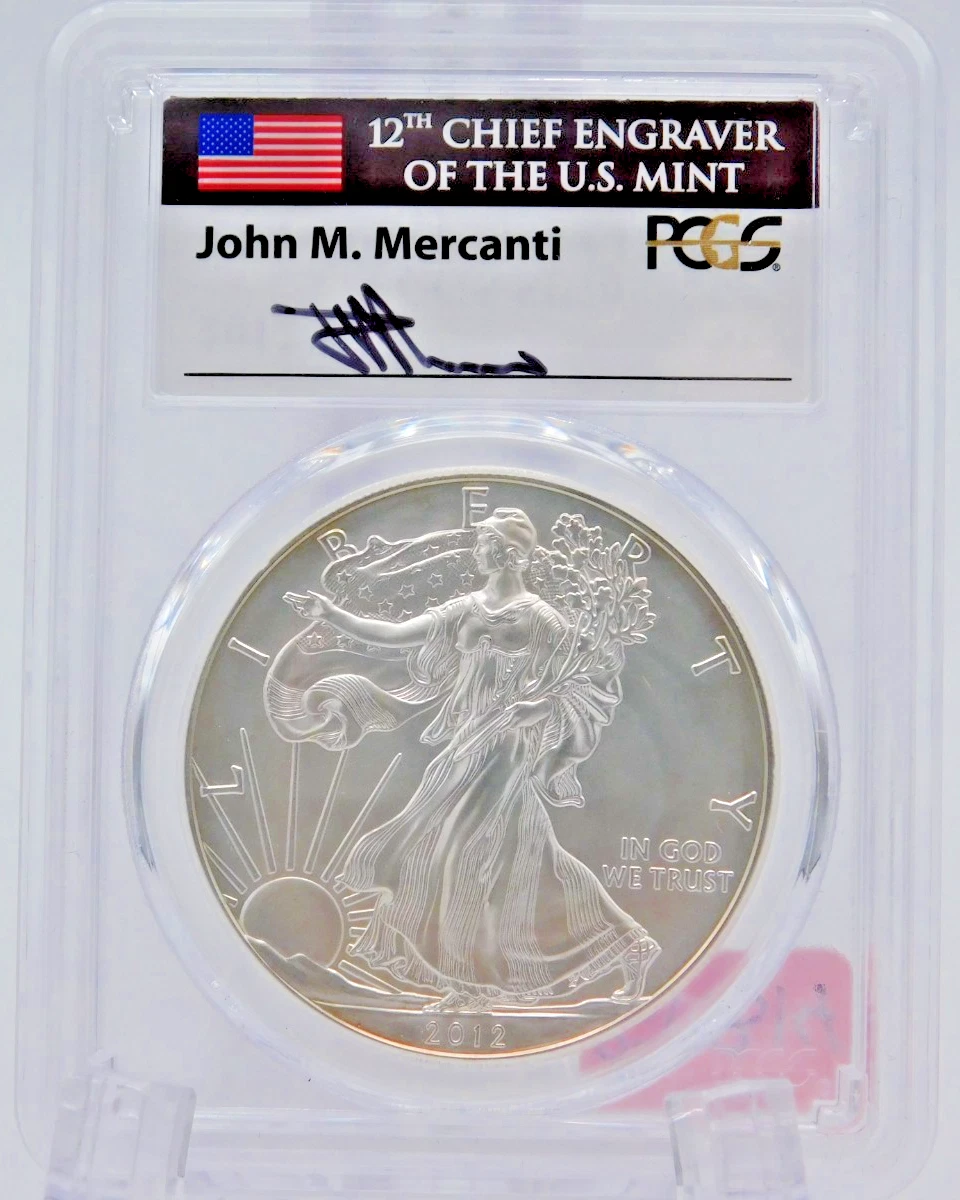 コレクション 2012 Silver Eagle PCGS MS70 First Strike 2012-S PCGS