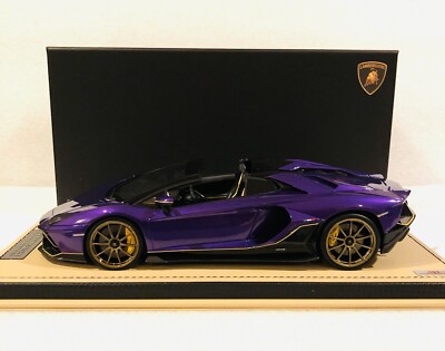 1/18 Mr Collection Lamborghini Aventador Ultimae Roadster Viola