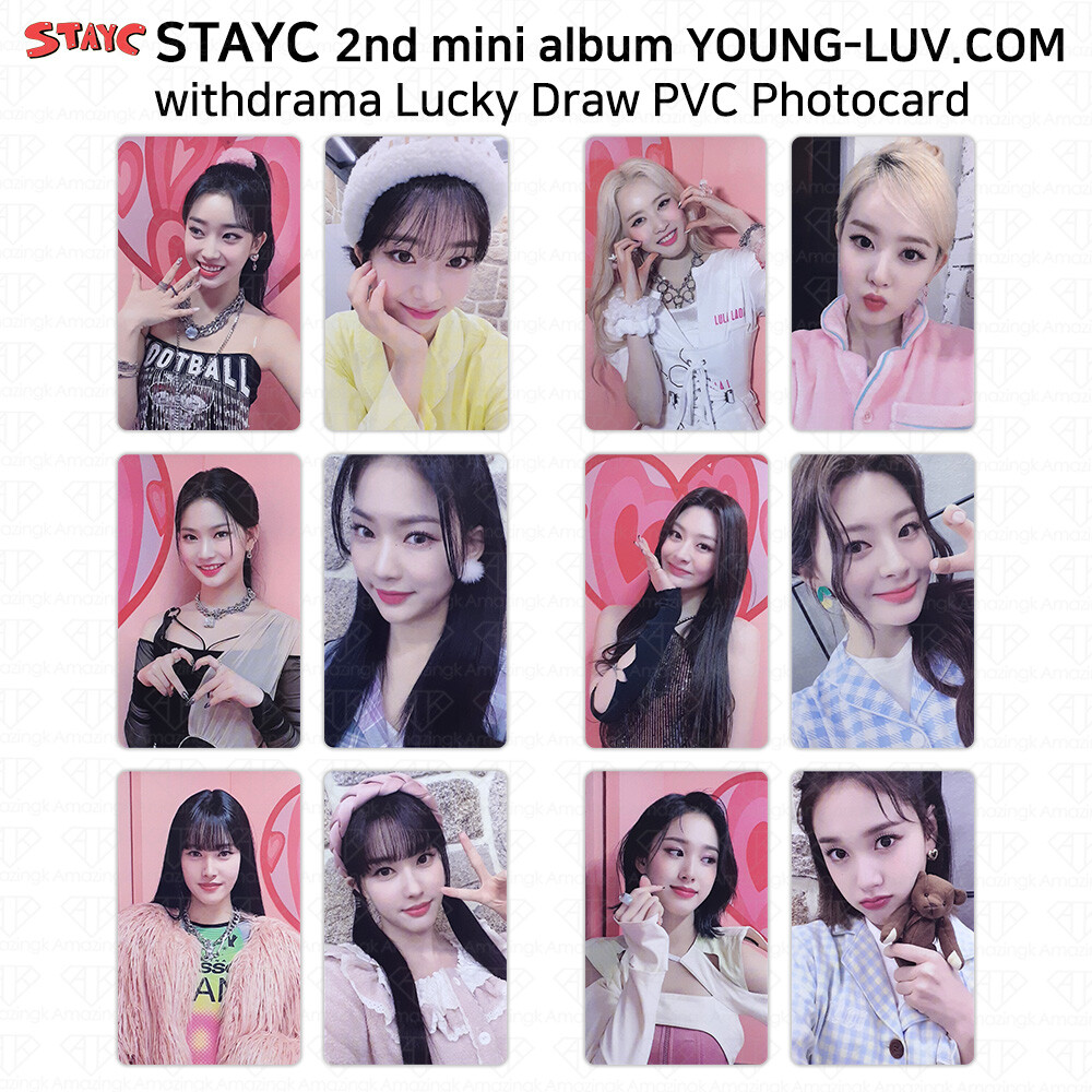 StayC 2nd Mini Album YOUNG-LUV.COM withdrama Lucky Draw PVC