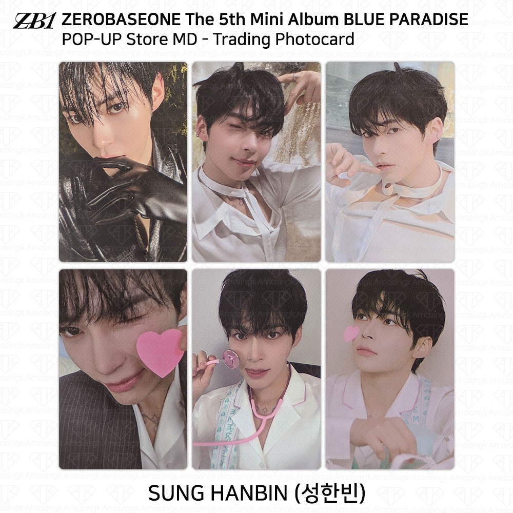 ZEROBASEONE ZB1 5th Mini Album Blue Paradise POP-UP Store Trading