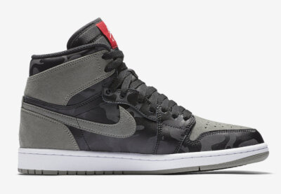 New Air Jordan 1 High Camo 3M Shadow Black Dark Stucco White