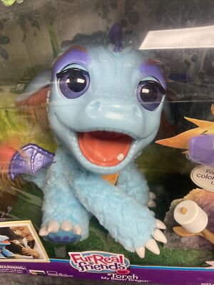 New Fur Real Friends Torch My Blazin' Dragon Pet Toy Interactive