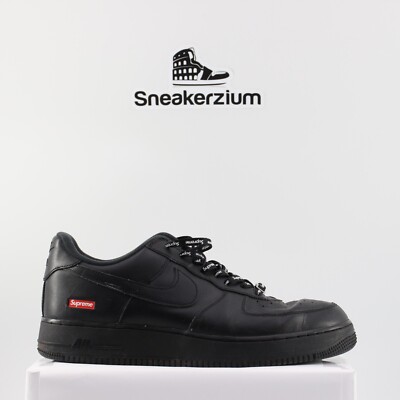 Nike Air Force 1 Low Supreme Black CU9225-001 Men's Size 11.5 New