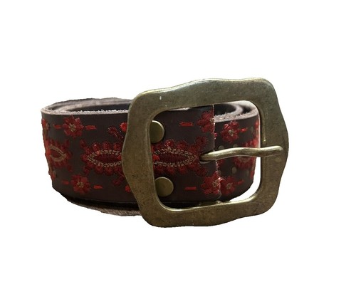 Supreme Repeat Leather Belt Floral FW25 Medium (IN HAND) | eBay