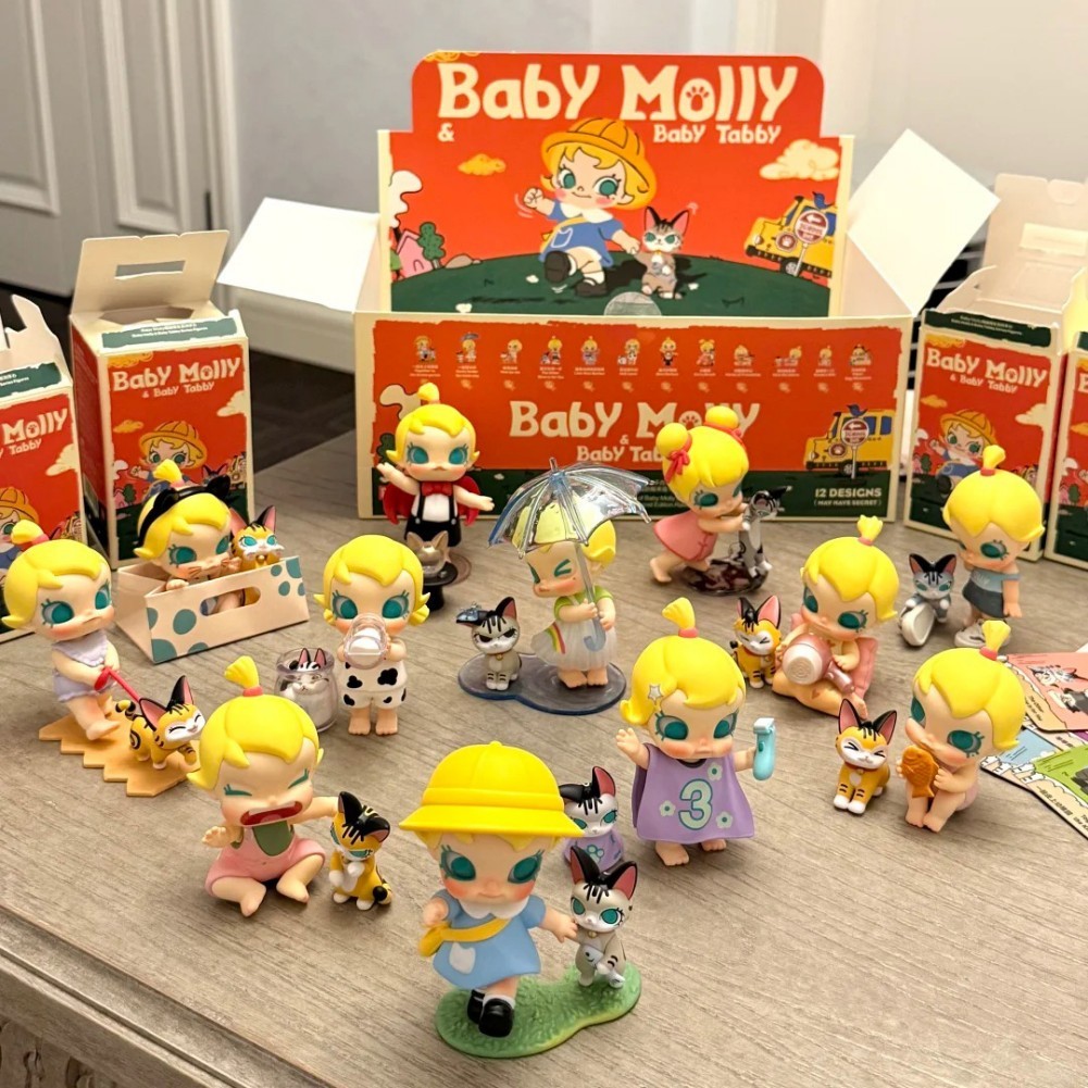 Baby Molly & Baby Tabby Series Confirmed Blind Box Figure Doll Art