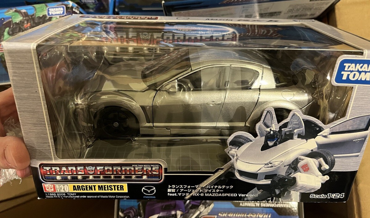 Transformers Takara Binaltech BT20 ARGENT MEISTER JAZZ Mazda RX-8