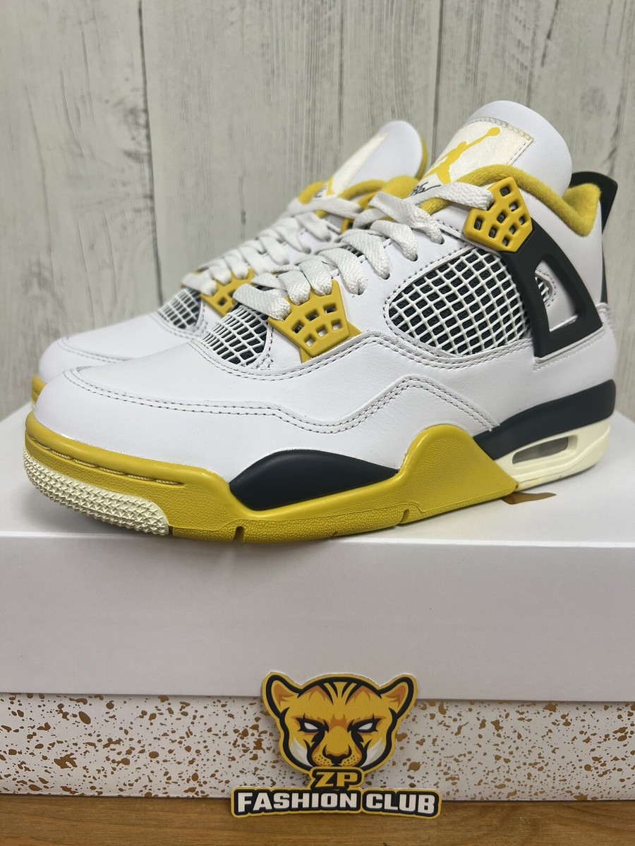 Air Jordan 4 Retro Vivid Sulfur AQ9129-101 Women Size 6.5-12 | eBay