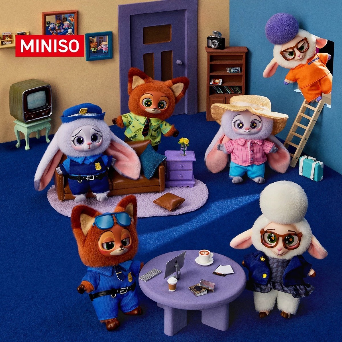 MINISO ZOOTOPIA SERIES DOLL VINYL PLUSH PENDANT BLIND BOX FIGURE