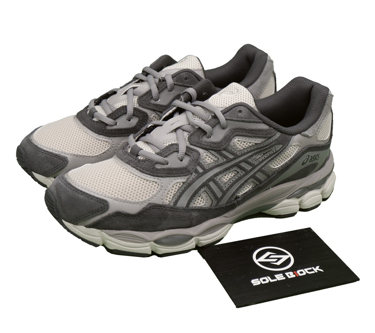 ASICS Gel NYC Oatmeal Obsidian Grey 1201A789-250 | eBay