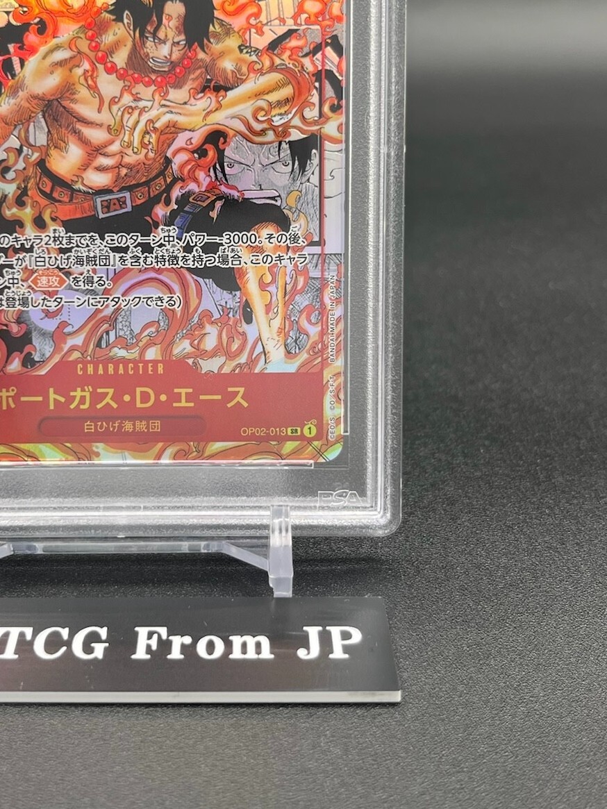 PSA 10 Portgas D Ace OP02-013 SR Comic Parallel Manga Alt Art ONE