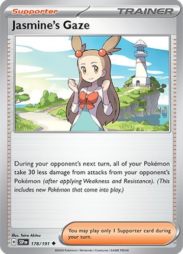 Pokemon Jasmine's Gaze 178/191 Regular Uncommon Surging Sparks